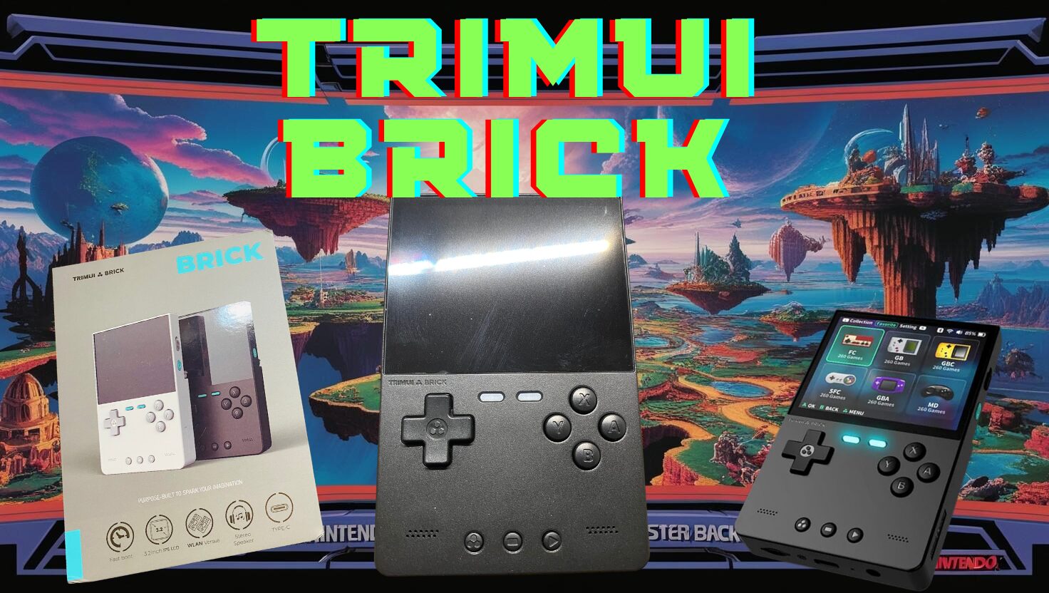 RG35XXを超えた！？Trimuiシリーズ最新作『TrimuiBrick』をレビュー！！