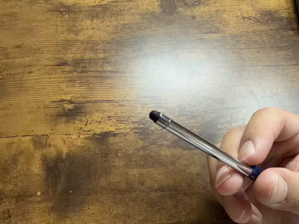 RG DS Plusに収納されているタッチペン