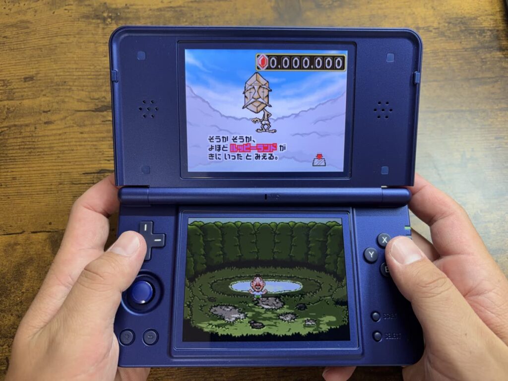 RG DS Plusでもぎたてチンクルのばら色ルッピーランドを遊んでいるところ